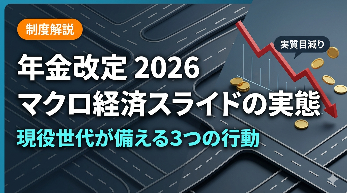 2026年度の年金改定率とマクロ経済スライド